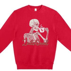 Zeds Dead Coffee Club Skeleton Premium Crewneck Sweatshirt