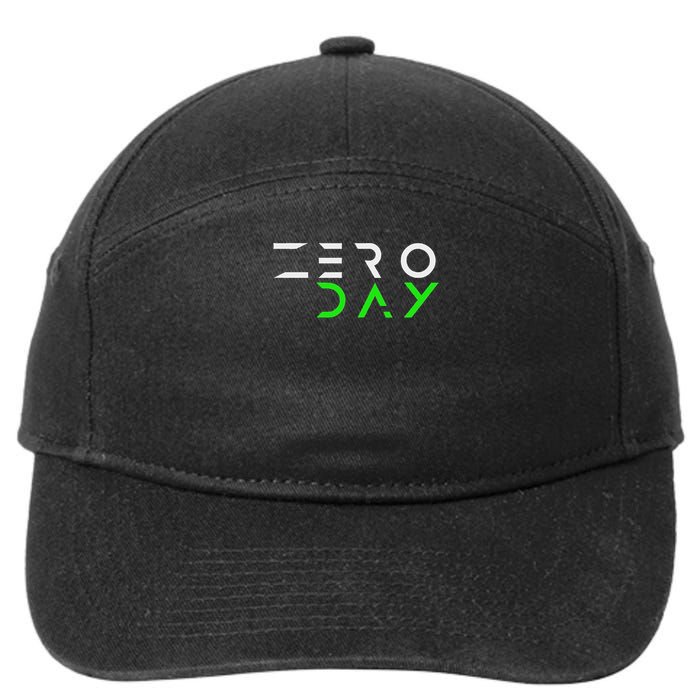 Zero Day Cool Infosec Computer Hacker 7-Panel Snapback Hat