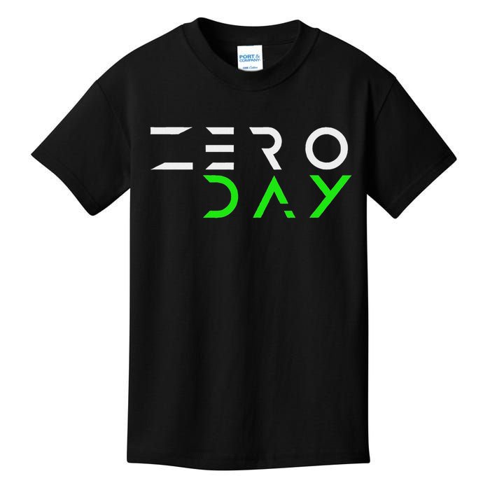 Zero Day Cool Infosec Computer Hacker Kids T-Shirt