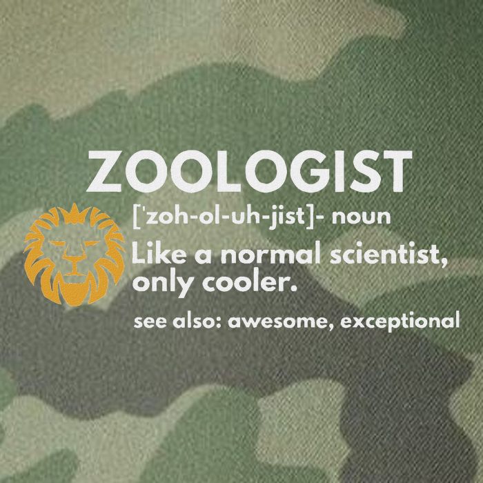 Zoologist Definition Funny Zoology Science Legacy Tie Dye Trucker Hat
