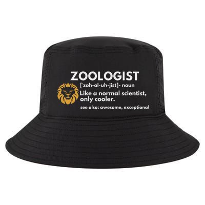Zoologist Definition Funny Zoology Science Cool Comfort Performance Bucket Hat