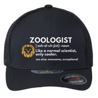 Zoologist Definition Funny Zoology Science Flexfit Unipanel Trucker Cap