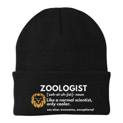 Zoologist Definition Funny Zoology Science Beanie