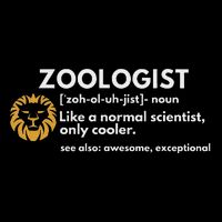 Zoologist Definition Funny Zoology Science 16 in Basic Backpack