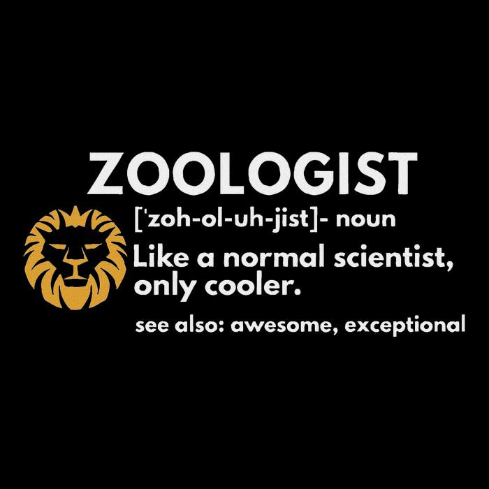 Zoologist Definition Funny Zoology Science Cooling Performance Long Sleeve Crew