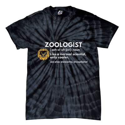 Zoologist Definition Funny Zoology Science Tie-Dye T-Shirt