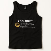 Zoologist Definition Funny Zoology Science Tank Top