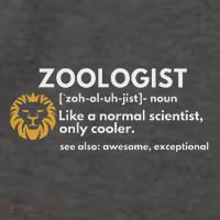Zoologist Definition Funny Zoology Science Vector Backpack