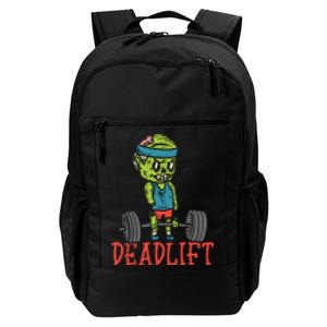 Zombie Deadlift Funny Gym Halloween Workout Daily Commute Backpack