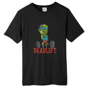 Zombie Deadlift Funny Gym Halloween Workout Tall Fusion ChromaSoft Performance T-Shirt