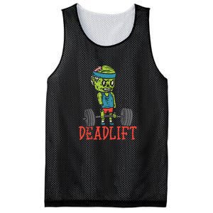 Zombie Deadlift Funny Gym Halloween Workout Mesh Reversible Basketball Jersey Tank