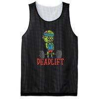 Zombie Deadlift Funny Gym Halloween Workout Mesh Reversible Basketball Jersey Tank