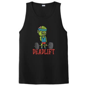 Zombie Deadlift Funny Gym Halloween Workout PosiCharge Competitor Tank