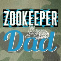 Zookeeper Dad Job Zookeepping Gift Legacy Tie Dye Trucker Hat