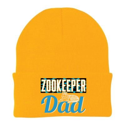 Zookeeper Dad Job Zookeepping Gift Knit Cap Winter Beanie