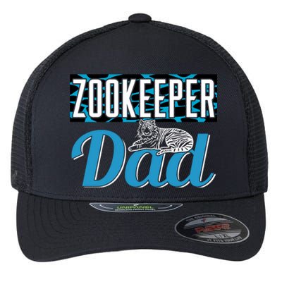 Zookeeper Dad Job Zookeepping Gift Flexfit Unipanel Trucker Cap