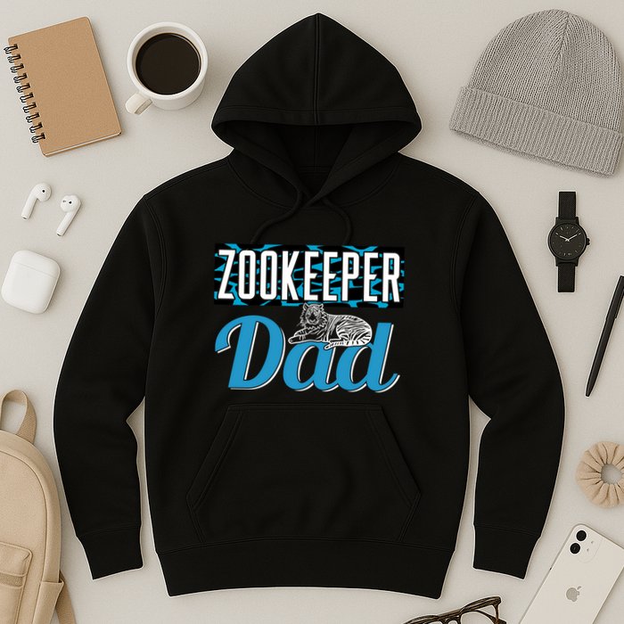 Zookeeper Dad Job Zookeepping Gift Hoodie