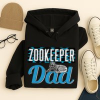 Zookeeper Dad Job Zookeepping Gift Hoodie