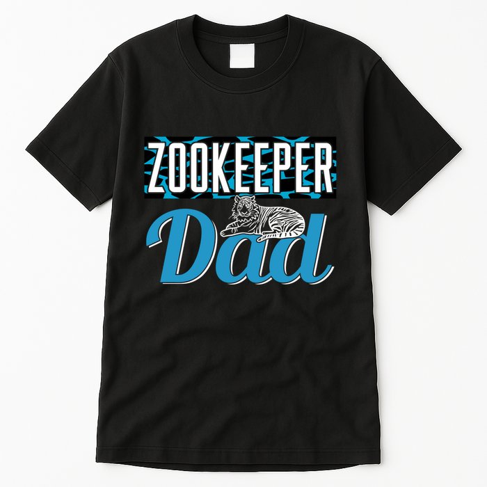 Zookeeper Dad Job Zookeepping Gift Tall T-Shirt
