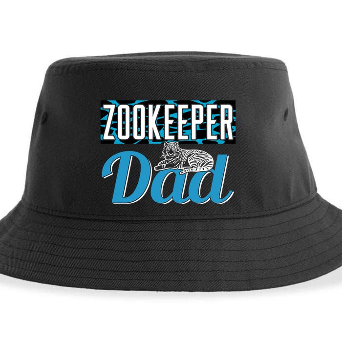 Zookeeper Dad Job Zookeepping Gift Sustainable Bucket Hat