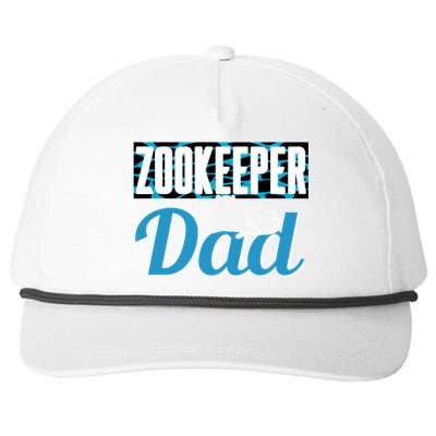 Zookeeper Dad Job Zookeepping Gift Snapback Five-Panel Rope Hat