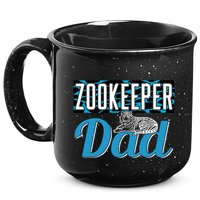 Zookeeper Dad Job Zookeepping Gift 15oz Campfire Ceramic Mug