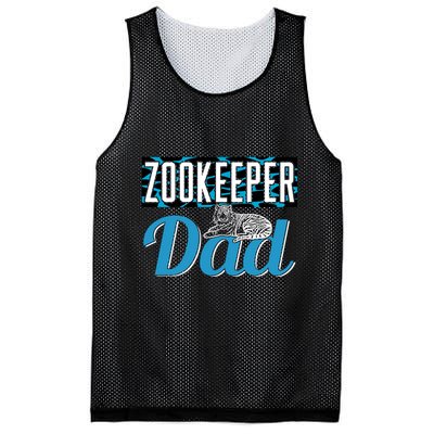 Zookeeper Dad Job Zookeepping Gift Mesh Reversible Basketball Jersey Tank