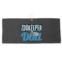 Zookeeper Dad Job Zookeepping Gift Large Microfiber Waffle Golf Towel