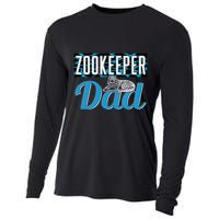 Zookeeper Dad Job Zookeepping Gift Cooling Performance Long Sleeve Crew