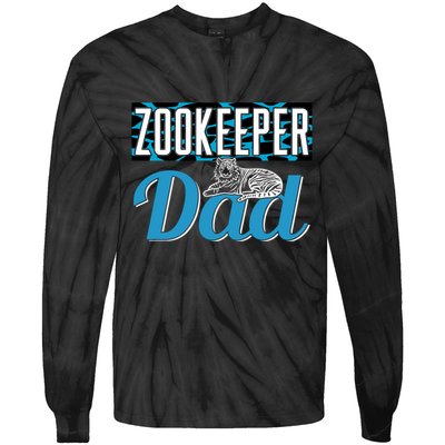Zookeeper Dad Job Zookeepping Gift Tie-Dye Long Sleeve Shirt