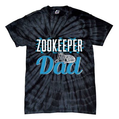 Zookeeper Dad Job Zookeepping Gift Tie-Dye T-Shirt