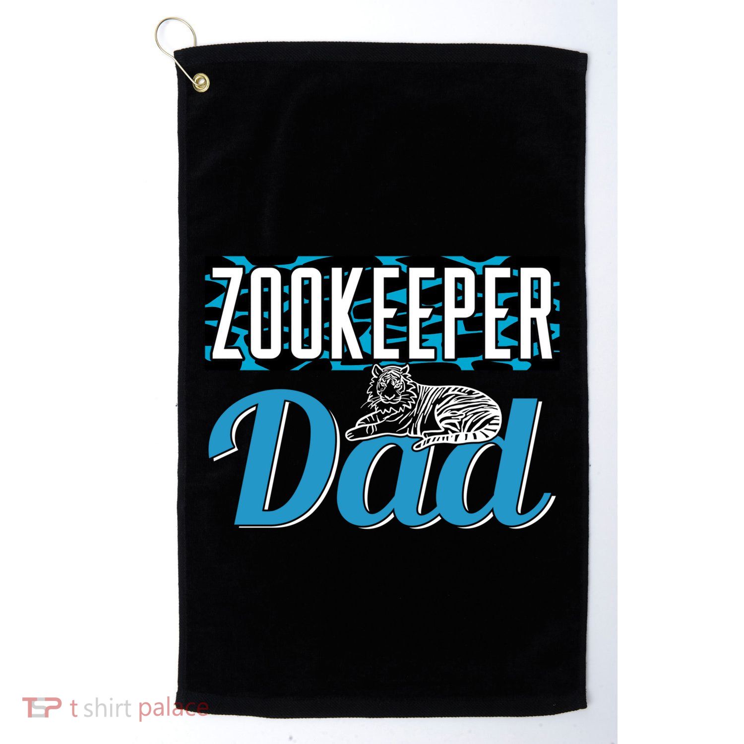 Zookeeper Dad Job Zookeepping Gift Golf Towel