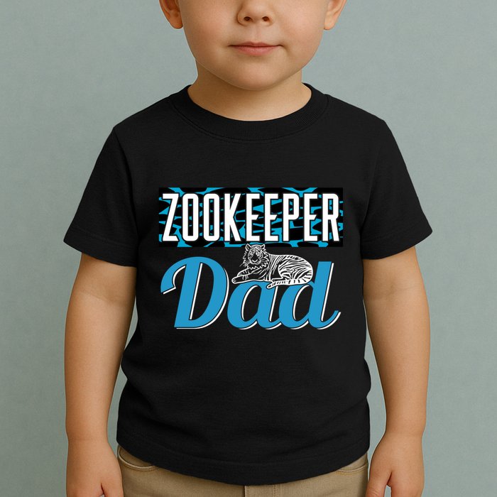 Zookeeper Dad Job Zookeepping Gift Toddler T-Shirt