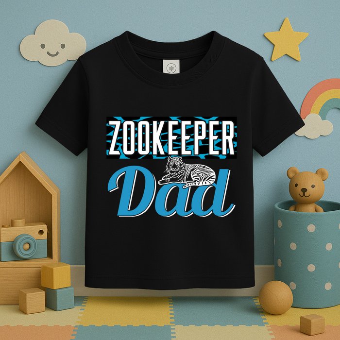 Zookeeper Dad Job Zookeepping Gift Toddler T-Shirt