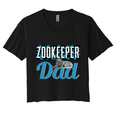 Zookeeper Dad Job Zookeepping Gift Crop Top