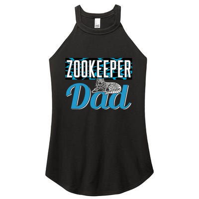 Zookeeper Dad Job Zookeepping Gift Women's Perfect Tri Rocker Tank