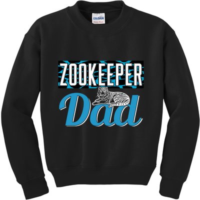 Zookeeper Dad Job Zookeepping Gift Kids Sweatshirt