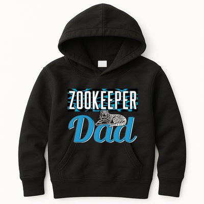 Zookeeper Dad Job Zookeepping Gift Kids Hoodie