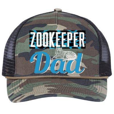 Zookeeper Dad Job Zookeepping Gift Retro Rope Trucker Hat Cap