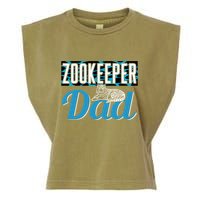 Zookeeper Dad Job Zookeepping Gift Garment-Dyed Women's Muscle Tee