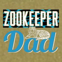 Zookeeper Dad Job Zookeepping Gift Garment-Dyed Women's Muscle Tee