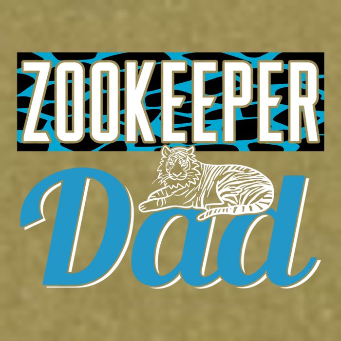 Zookeeper Dad Job Zookeepping Gift Garment-Dyed Women's Muscle Tee