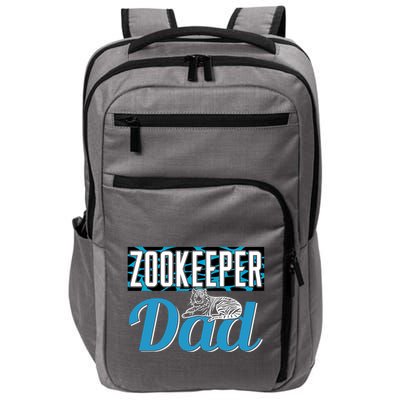 Zookeeper Dad Job Zookeepping Gift Impact Tech Backpack