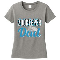 Zookeeper Dad Job Zookeepping Gift Womens T-Shirt