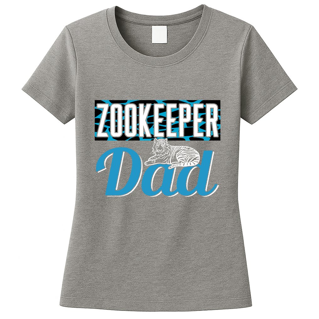 Zookeeper Dad Job Zookeepping Gift Womens T-Shirt