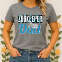 Zookeeper Dad Job Zookeepping Gift Womens T-Shirt