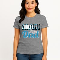 Zookeeper Dad Job Zookeepping Gift Womens T-Shirt