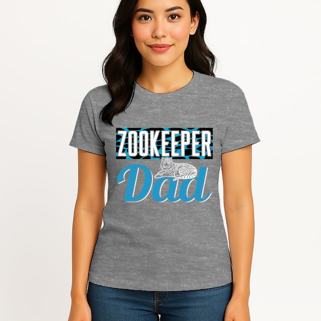 Zookeeper Dad Job Zookeepping Gift Womens T-Shirt