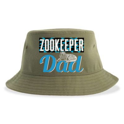 Zookeeper Dad Job Zookeepping Gift Sustainable Bucket Hat