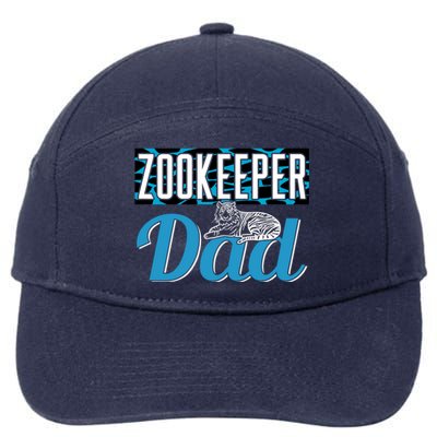 Zookeeper Dad Job Zookeepping Gift 7-Panel Snapback Hat